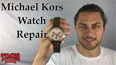 michael kors watch glass repair|michael kors watch replacement screws.